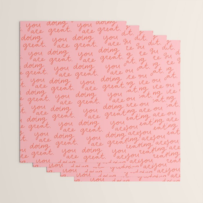You Are Doing Great Wrapping Paper Gallery Image 3