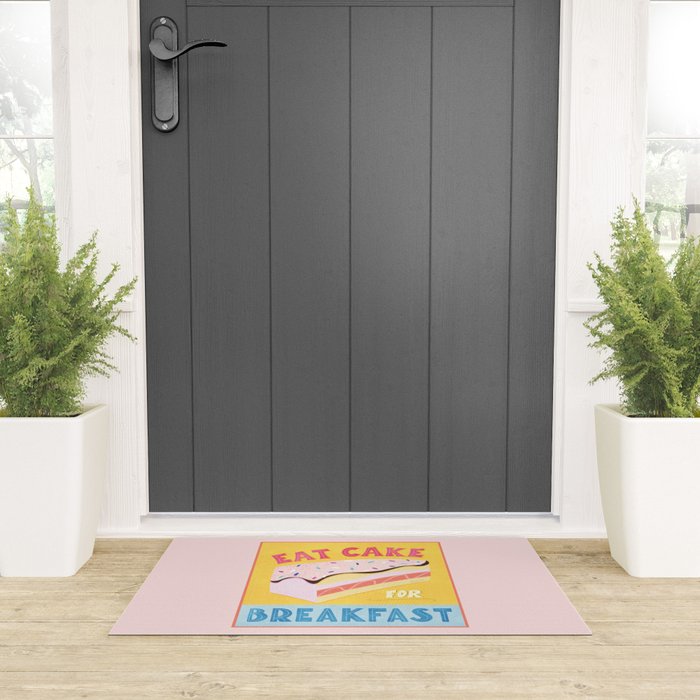 Eat Cake for Breakfast Welcome Mat Gallery Image 3