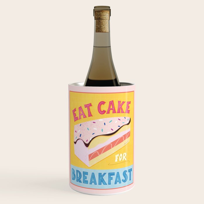 Eat Cake for Breakfast Wine Chiller Gallery Image 1