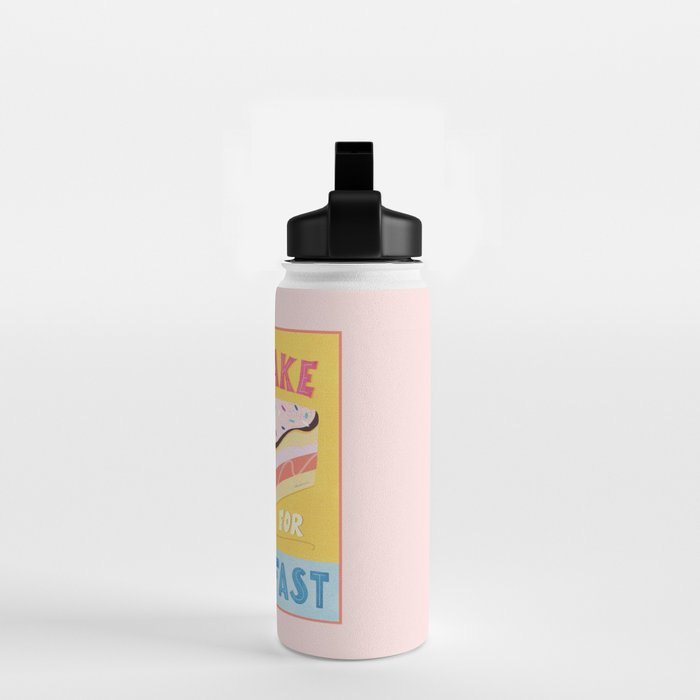 Eat Cake for Breakfast Water Bottle Gallery Image 2