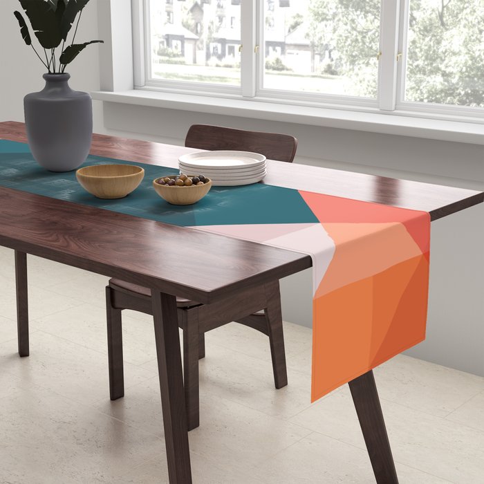 Geometric 1708 Table Runner Gallery Image 2