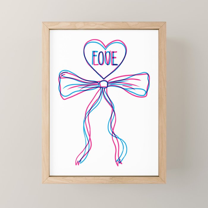 Foolish love Mini Art Print Gallery Image 1
