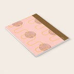 Abstract Fields in Peach Pink & Brown Notebook Gallery Image 3