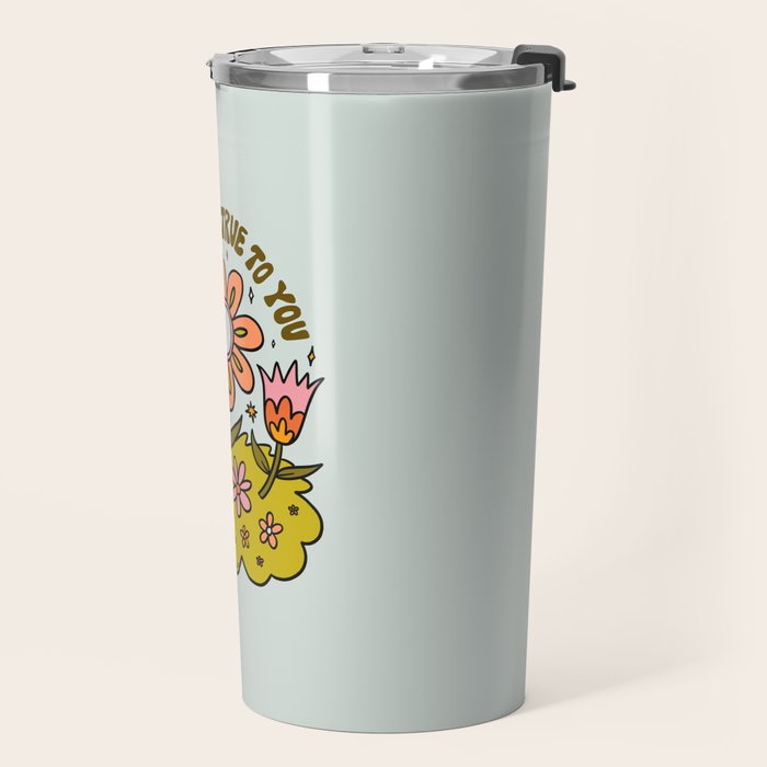 Aquarius Flower Travel Mug Gallery Image 2