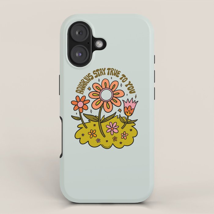 Aquarius Flower iPhone Case Gallery Image 1