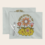 Aquarius Flower Placemat Gallery Image 1
