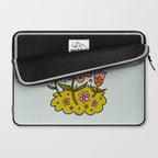 Aquarius Flower Laptop Sleeve Gallery Image 2