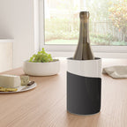 Black and White Abstract Minimal Shapes Wine Chiller Gallery Image 4