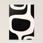 Black and White Abstract Minimal Shapes Stationery Card Gallery Image 2