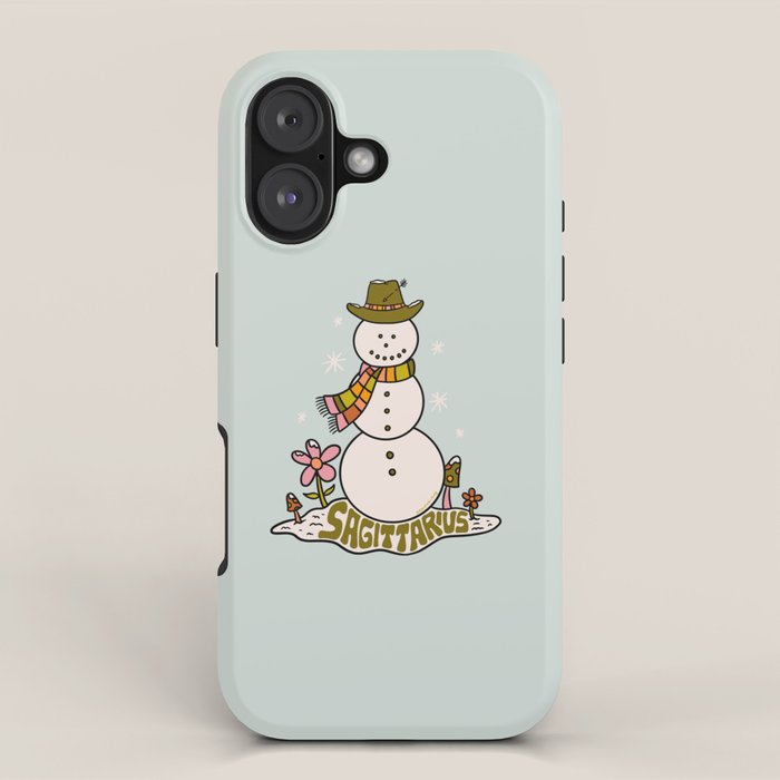 Sagittarius Snowman iPhone Case Gallery Image 1