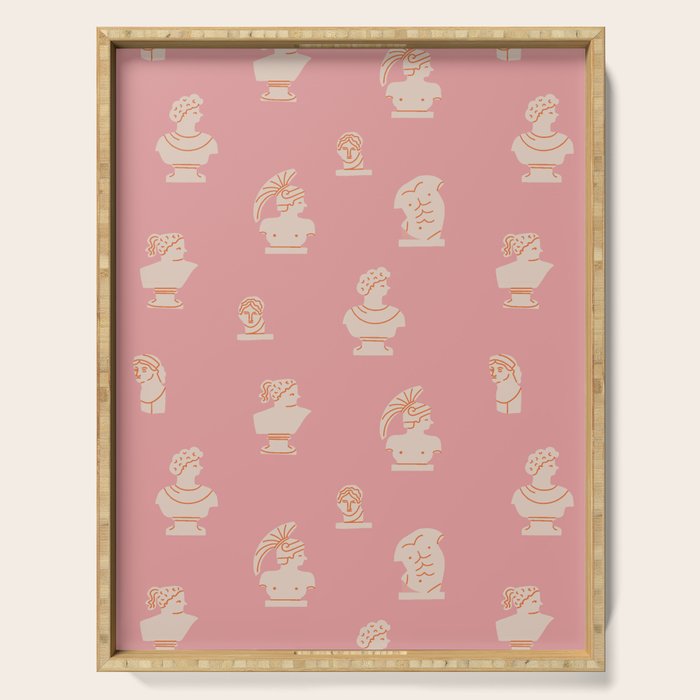 Antique Sculptures Serving Tray Gallery Image 1