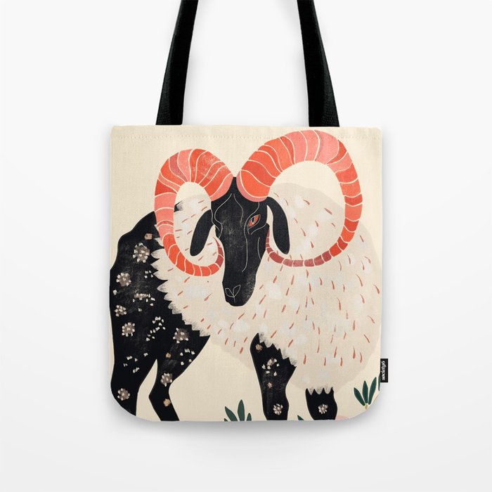 Majestic Ram Tote Bag Gallery Image 1