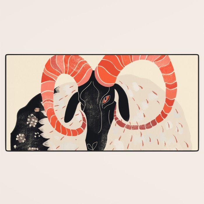 Majestic Ram Desk Mat Gallery Image 3
