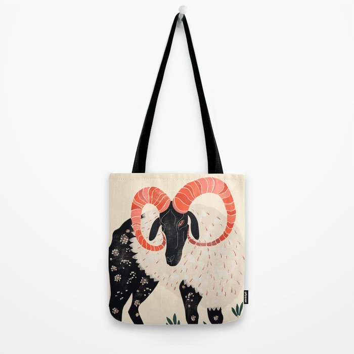 Majestic Ram Tote Bag Gallery Image 2