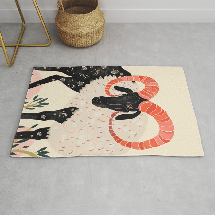 Majestic Ram Rug Gallery Image 1