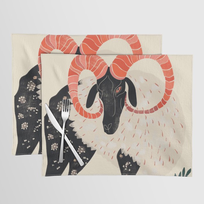 Majestic Ram Placemat Gallery Image 1