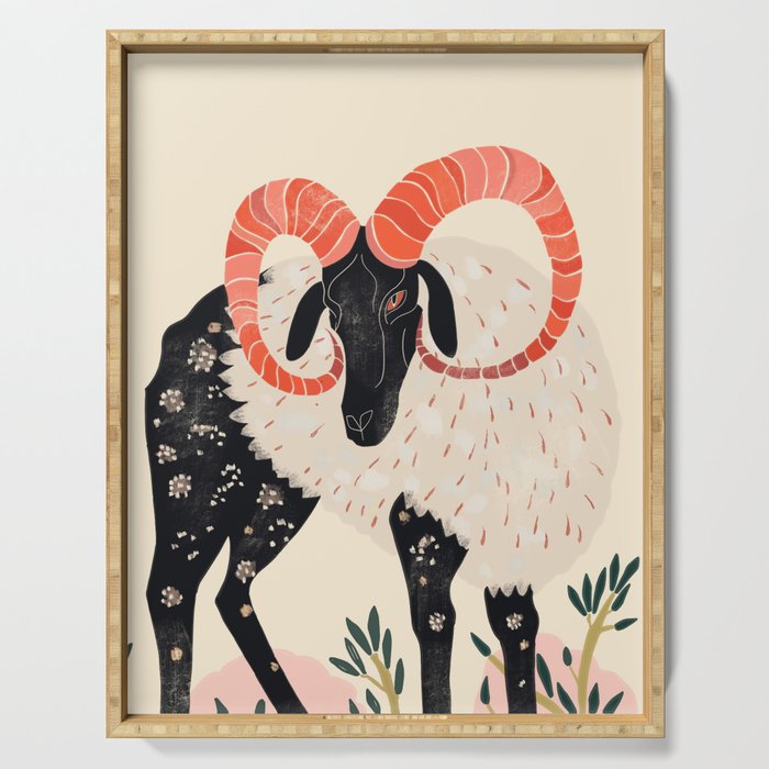 Majestic Ram Serving Tray Gallery Image 1