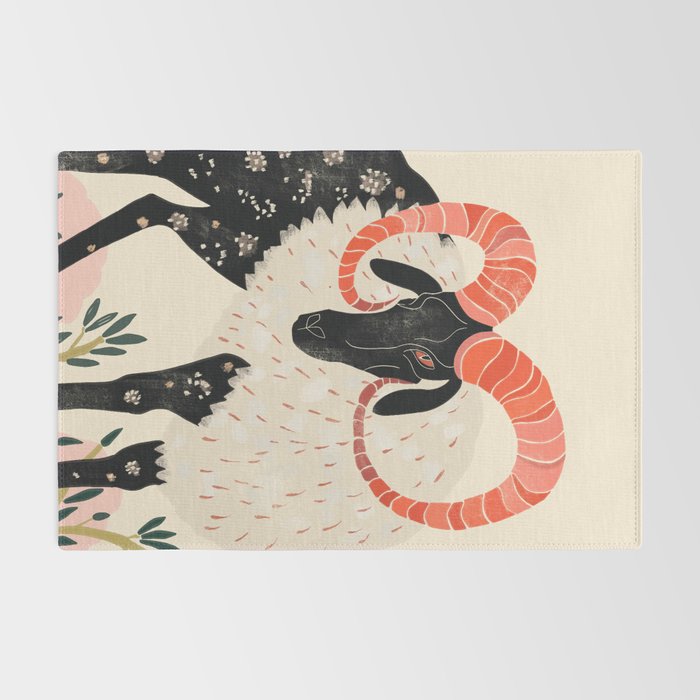 Majestic Ram Rug Gallery Image 2