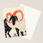 Majestic Ram Stationery Card Gallery Image 2