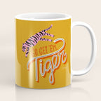 Go Get 'Em Tiger - Yellow Palette Coffee Mug Gallery Image 1