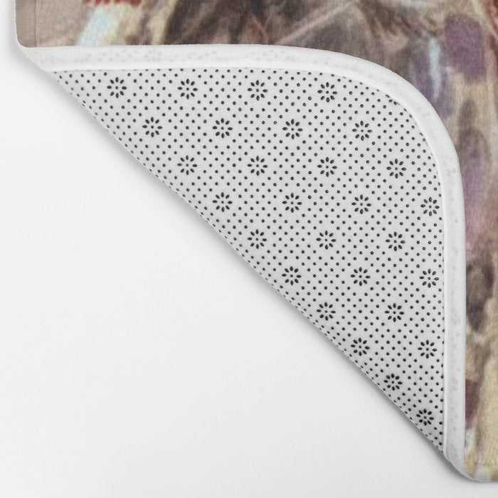 âIndian With Spear â by Charles M Russell Bath Mat Gallery Image 2