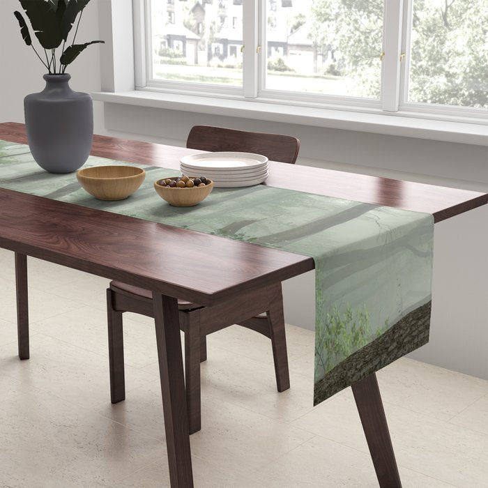 Smoky Mountain Summer Forest - National Park Nature Photography Table Runner Gallery Image 2