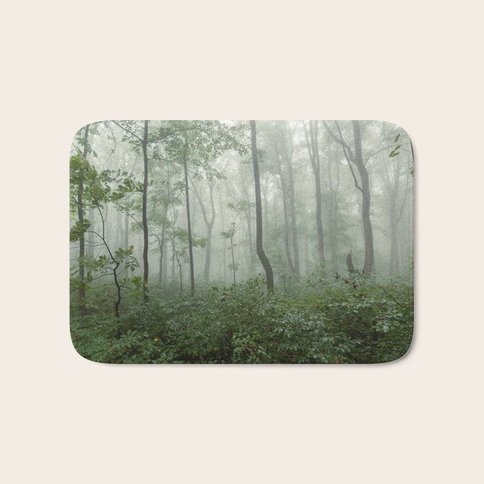 Smoky Mountain Summer Forest - National Park Nature Photography Bath Mat Gallery Image 1