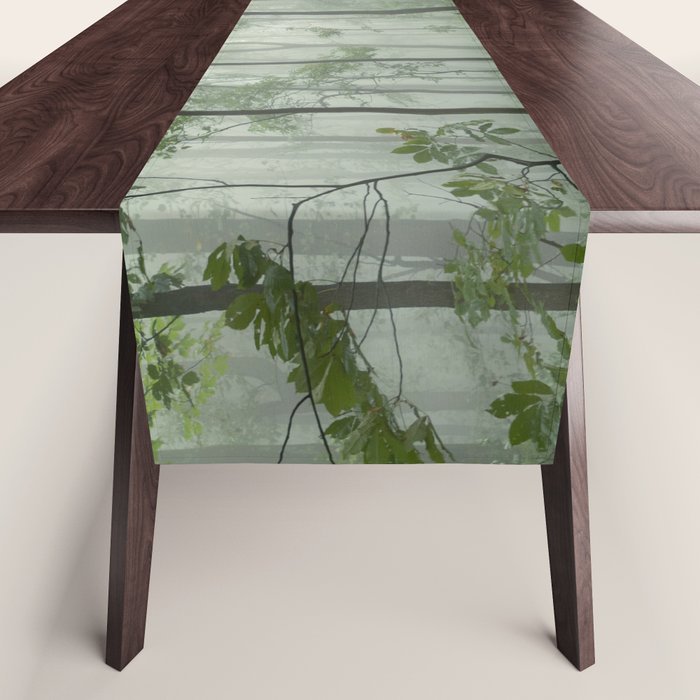 Smoky Mountain Summer Forest - National Park Nature Photography Table Runner Gallery Image 1