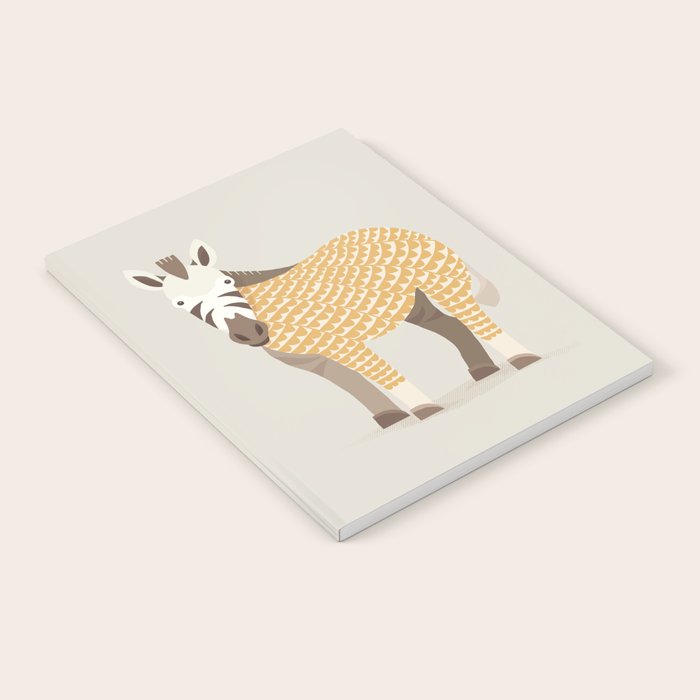 Whimsical Zebra Notebook Gallery Image 2