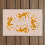 Leopard Race - pink Outdoor Rug Gallery Image 1