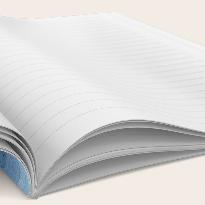 blue ocean waves, sailboat ocean stars Notebook Gallery Image 2