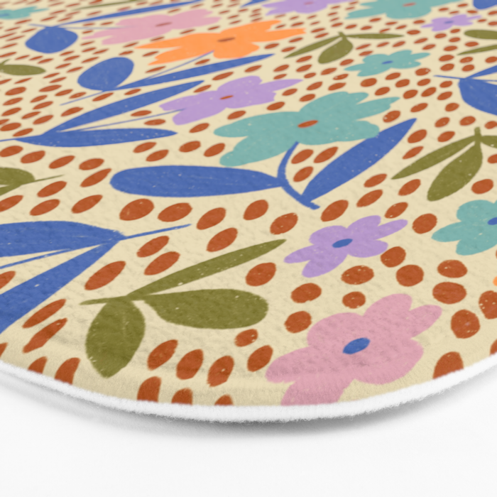 Vintage Garden  Bath Mat Gallery Image 3