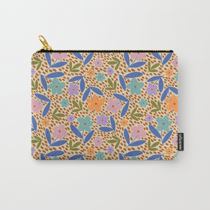 Vintage Garden  Carry All Pouch Gallery Image 1