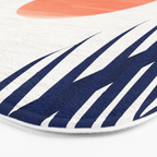 Winter Sunset / Abstract Landscape Bath Mat Gallery Image 3