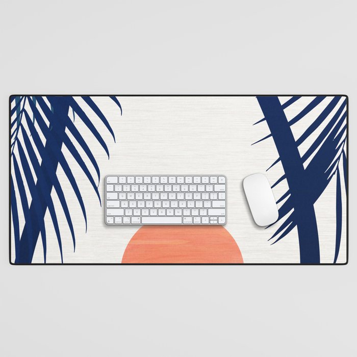Winter Sunset / Abstract Landscape Desk Mat Gallery Image 1