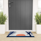 Winter Sunset / Abstract Landscape Welcome Mat Gallery Image 3