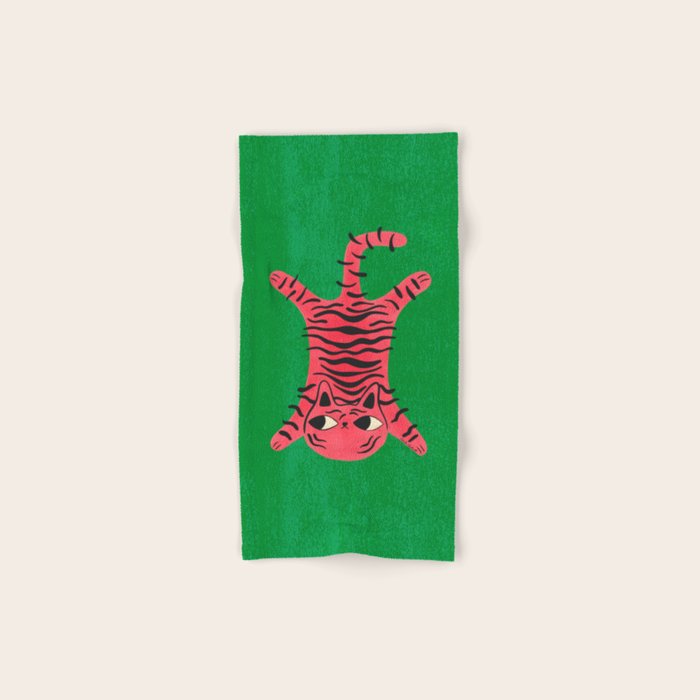 Silly Cat Rug Bath Towel Gallery Image 1