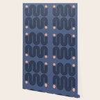 Abstraction_NEW_SUN_BLUE_LINE_POP_ART_Minimalism_0222A Wallpaper Gallery Image 2