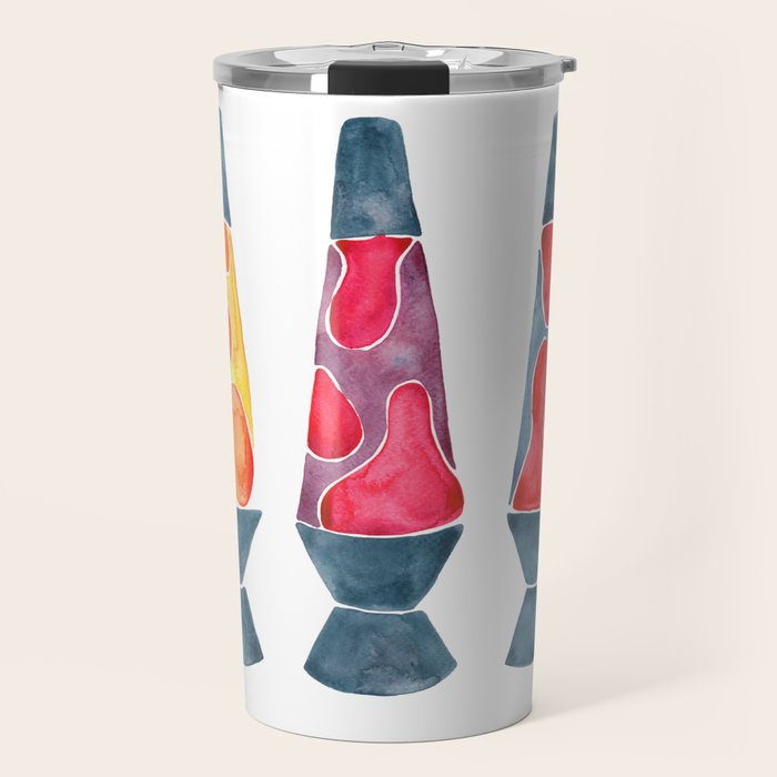 Retro Vibes - Warm Palette Travel Mug Gallery Image 1