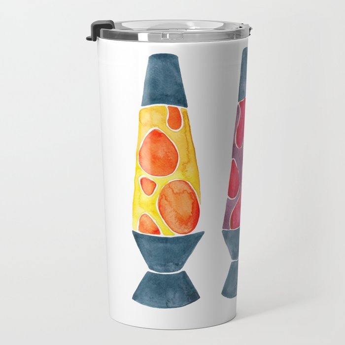 Retro Vibes - Warm Palette Travel Mug Gallery Image 3