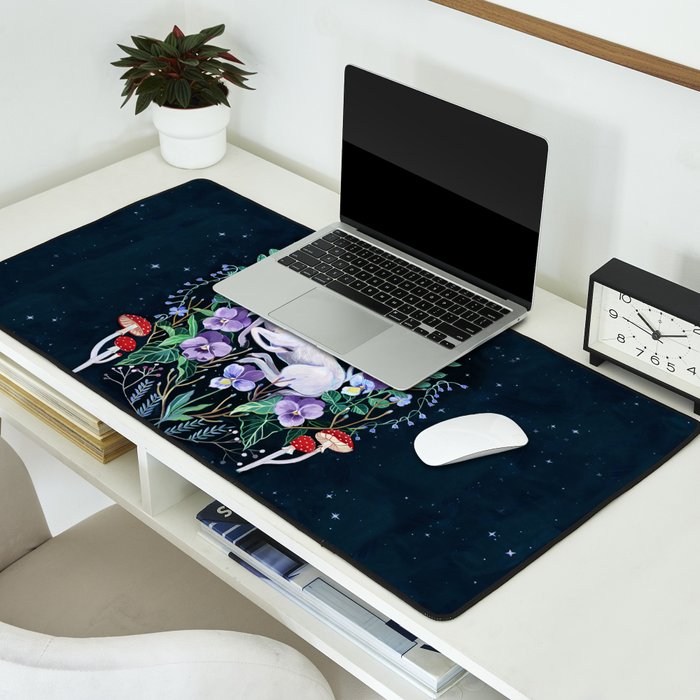 Unicorn Garden Desk Mat Gallery Image 2