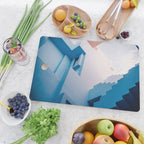 Muralla Roja blue and pink geometric walls Cutting Board Gallery Image 2