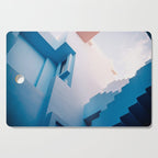Muralla Roja blue and pink geometric walls Cutting Board Gallery Image 1