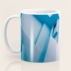 Muralla Roja blue and pink geometric walls Coffee Mug Gallery Image 3