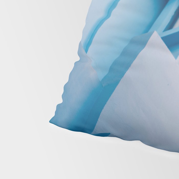 Muralla Roja blue and pink geometric walls Pillow Sham Gallery Image 4