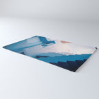 Muralla Roja blue and pink geometric walls Rug Gallery Image 3