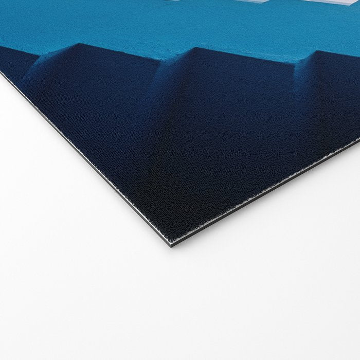 Muralla Roja blue and pink geometric walls Welcome Mat Gallery Image 2