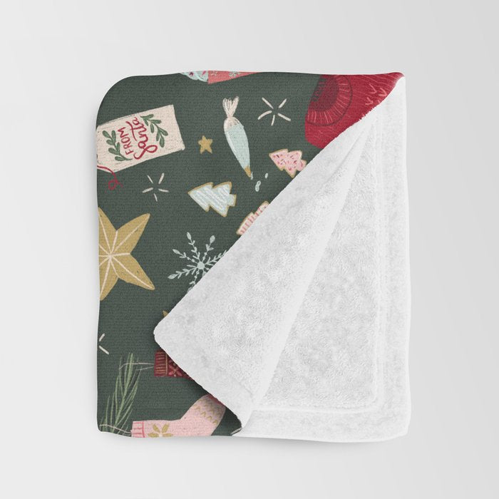 Merry Christmas Throw Blanket Gallery Image 3