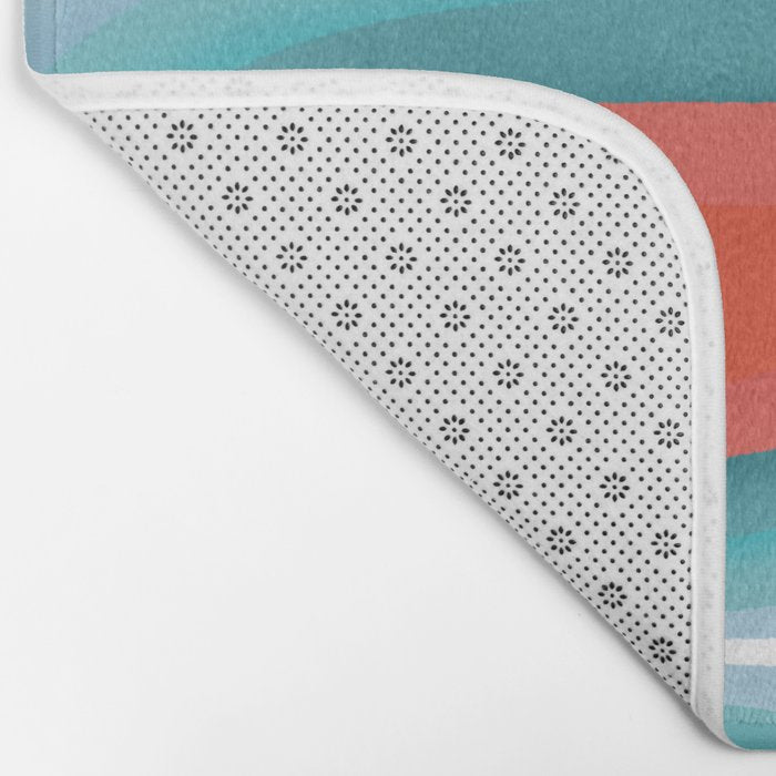 Radiating curves Bath Mat Gallery Image 2