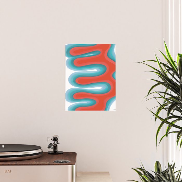 Radiating curves Poster Gallery Image 2
